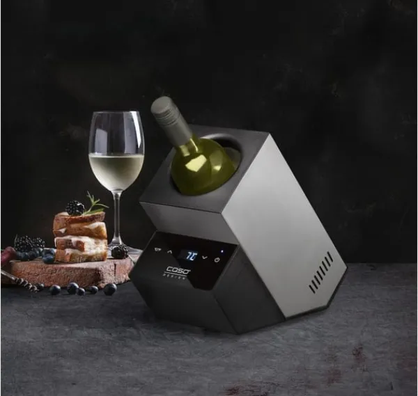 Vinkøleskabe>Caso, Vinkøler, WineCase Deluxe Inox