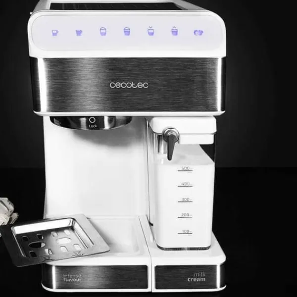 Kaffemaskiner Til God Kaffe>Cecotec Superautomatisk Kaffemaskine Power Instant-ccino 20 Touch Hvid One Size / EU Plug