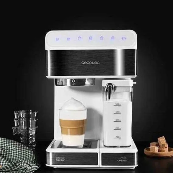Kaffemaskiner Til God Kaffe>Cecotec Superautomatisk Kaffemaskine Power Instant-ccino 20 Touch Hvid One Size / EU Plug