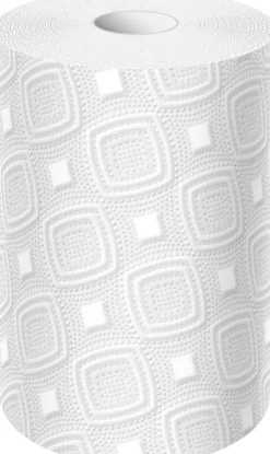 Cellulosehåndklæder i rulle, VELVET The Longest, 2-lags, 90 ark, 2 stk., hvide 100% cellulose VLK-5110082 Outlet