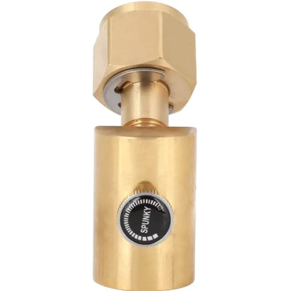 Sodavandsmaskiner>CGA320 Albue CO2 Sodavandspåfyldningsadapter med udløserventil til SodaStream / Soda Club