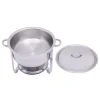 Madopvarmere>Chafing Dish, 5L Kapacitet, Rustfrit Stål Design,Sølv