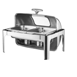Chafing Dish, 9Qt kapacitet, rustfrit stål konstruktion,Sølvfarvet Online