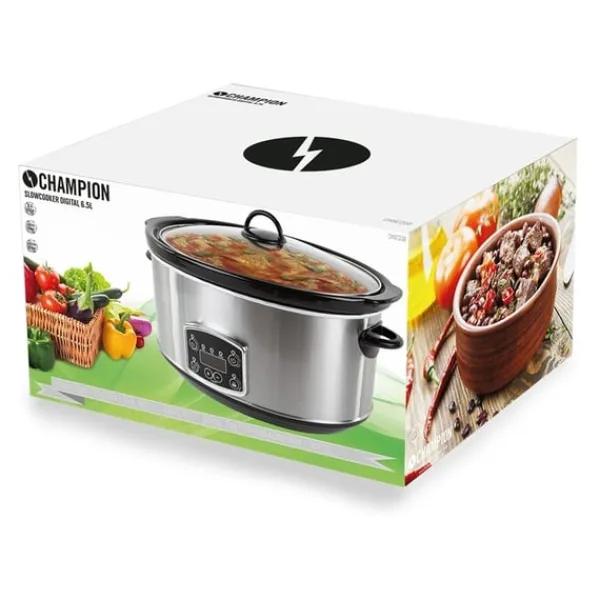 Champion Madlavningsmaskiner>Slowcooker 6,5l