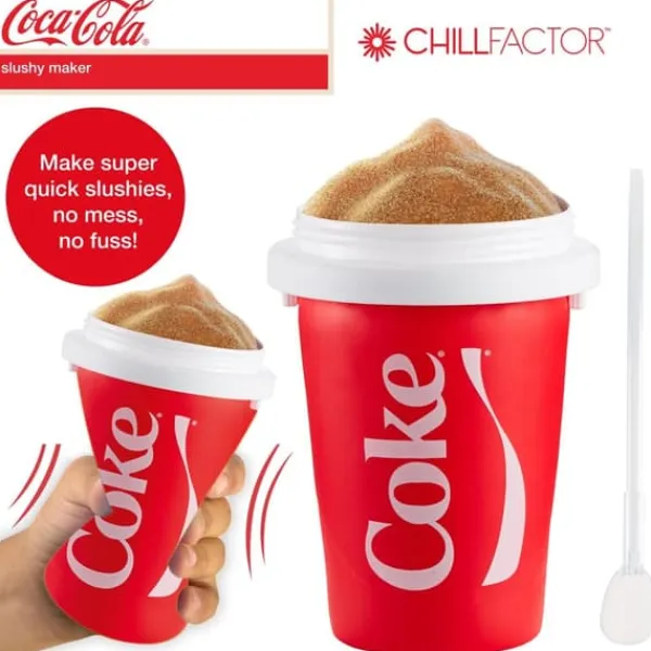 Slush-Ice Maskiner>Chillfactor Slushy Maker Coca Cola