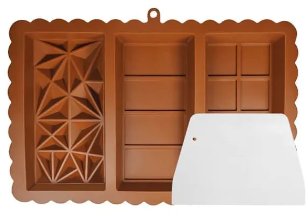Chokoladeform Dubai 3-i-1, silikone, BPA-fri