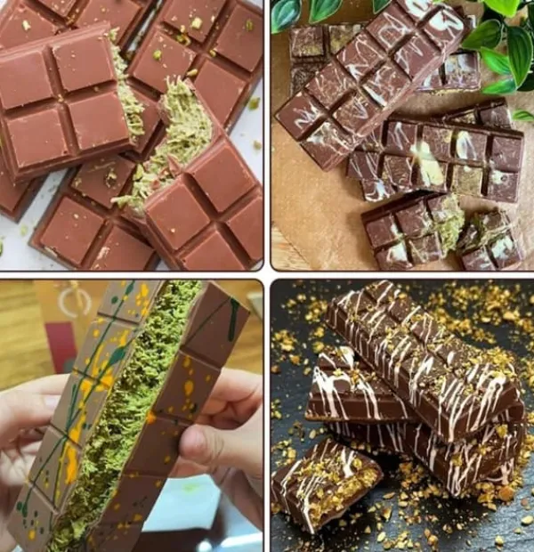 Chokoladeskimmel Dubai, Mørk Chokoladeform BPA-fri, Brun 1-Pak