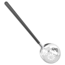 26CM Rustfrit Stål Rund Ske Hot Pot Øske Spisestel til hjemmekøkken Restaurant HotelColander Hot