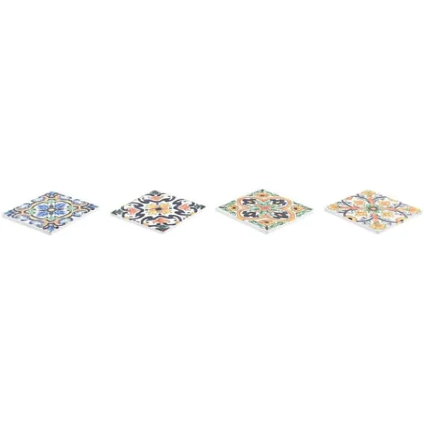 Coasters DKD Home Decor Tile 4 Units (10,8 x 10,8 x 0,7 cm) Clearance