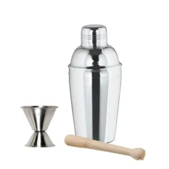 Barudstyrssæt>Cocktail shaker sæt - STAINLESS STEEL SHAKER