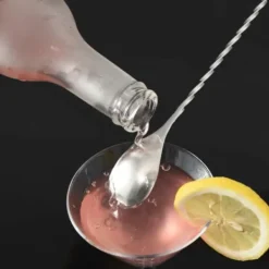 Cocktailshakers & Drinkudstyr>Cocktailske med gaffel rustfrit 32 cm
