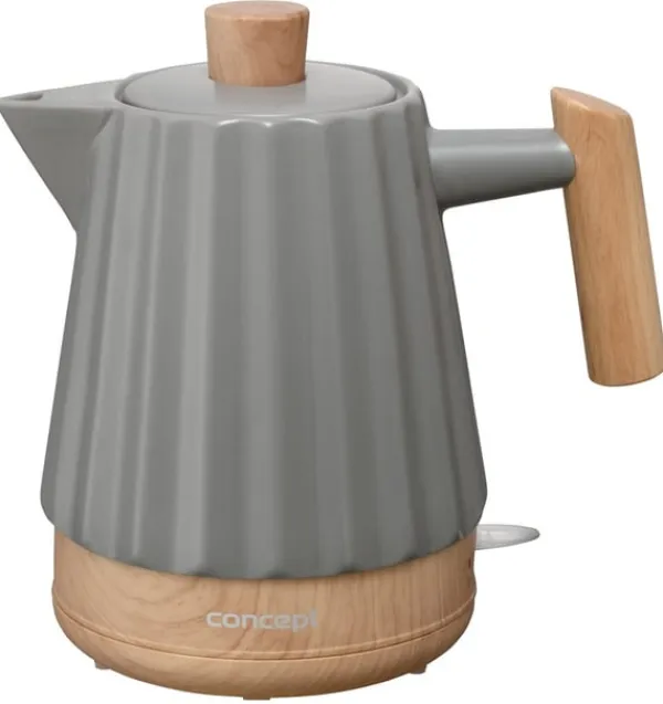 Elkedel>Concept RK0092 Keramisk elkedel 1,5 l Mørkegrå