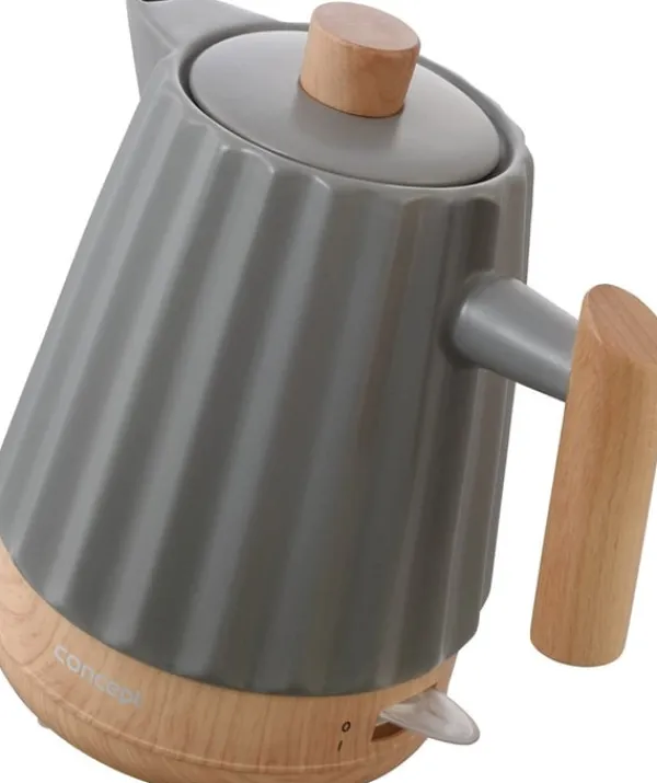 Elkedel>Concept RK0092 Keramisk elkedel 1,5 l Mørkegrå
