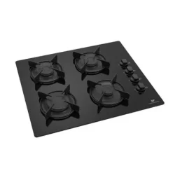 CONTINENTAL EDISON bord med 4 blus - Gas - Sort glas Clearance
