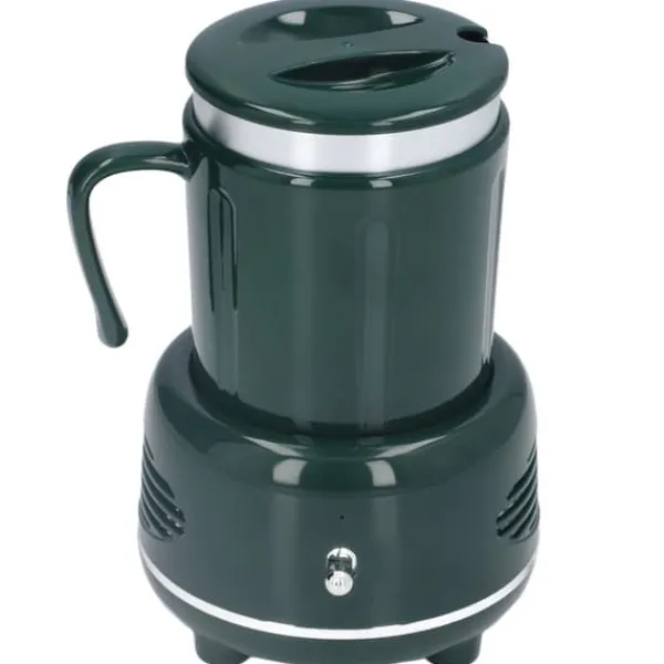 Cooler Warmer Cup Snabbkylning Uppvärmning Enkel kontroll Böjt handtag Halkskyddade kuddar Kaffevärmare för kaffebjörn Flaska Grön