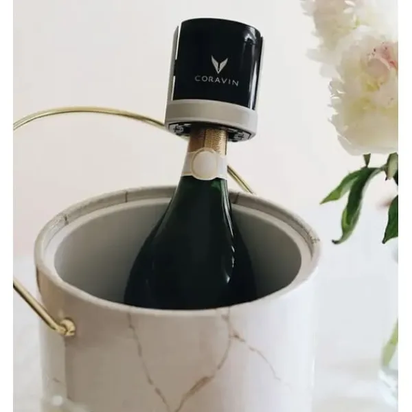 Flaskepropper>Coravin Champagne Stopper Black/Silver, 2-pack - Coravin