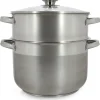 Madlavningsmaskiner>Couscoussier - MENASTYL - 4615450 - Rustfrit stål - 10 liter - Velegnet til alle kogeplader inklusive induktion