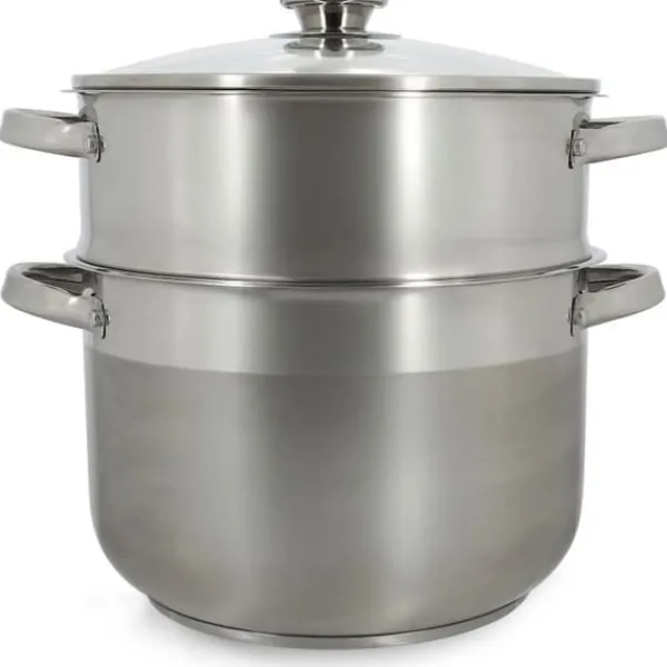 Madlavningsmaskiner>Couscoussier - MENASTYL - 4615450 - Rustfrit stål - 10 liter - Velegnet til alle varmekilder inklusive induktion