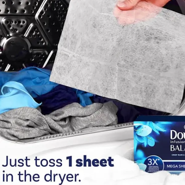 Tørretumblere>Crisp Rain & Blue Eucalyptus Duntørrerservietter med Duft 80 stk.