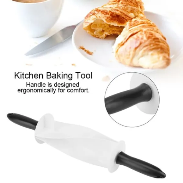 Køkkenskrabere>Croissant Kagerulle Kage Brød Rulledej Skærer til Fremstilling af Croissant Rullekniv