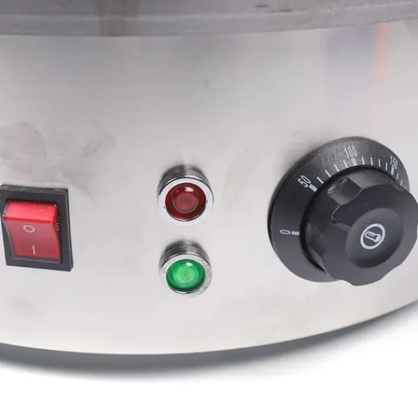 Elektriske Stegepander & Wokker>Crêpesmaker 2800 W, elektrisk pandekagemaskine, non-stick stegeplade, blå