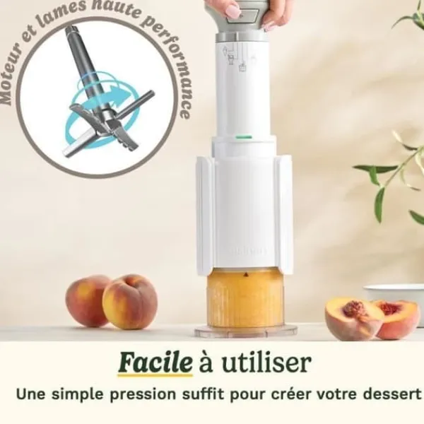 Ismaskine>CUISINART glassmaskin - ICEFD10E - 250 W - 3 x 240 ml - Vit
