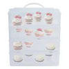 Kagedåser>Cupcake Bærer, Bærbar Design, 4-Lags Kapacitet,Klar