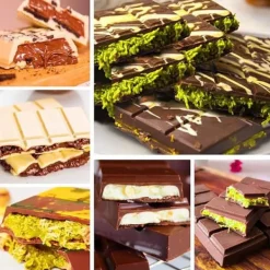 Udstikkere>DAILIENFUS Silikone Dubai Chokoladeform Sæt med Tilbehør