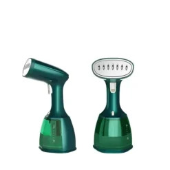 Find Dit Strygejern Her>Dampbørste, 3 dampniveauer, 1500 W, 350 ml kapacitet,hærgrøn