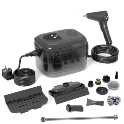 Damprensere>Damprenser - Håndholdt - 1401–1600 W - Højtemperaturdamp, sterilisering - 220 V EU-stik - Til aircondition, emhætte, bil - Sort