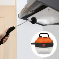 Damprensere>Damprenser 1600 W, 6 justerbare trin, anti-dryp kontraventil, 5,5 bar, flere børster, 220 V EU-stik, til hjem og erhverv