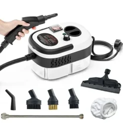 Damprensere>Damprenser, 2500W Høj Effekt, Alsidigt Rengøringsværktøj,Opgraderet Hvid, 220 V, EU