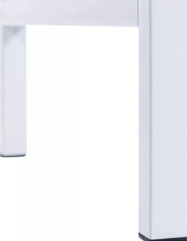 Vaskemaskiner>Darby Over-the-Washing Machine Shelf Unit with 3 Tiers - White Wood and Matte White Metal