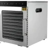 Dehydratorer>Dehydrator, 10 Bakker, Justerbar Temperatur,Sølv