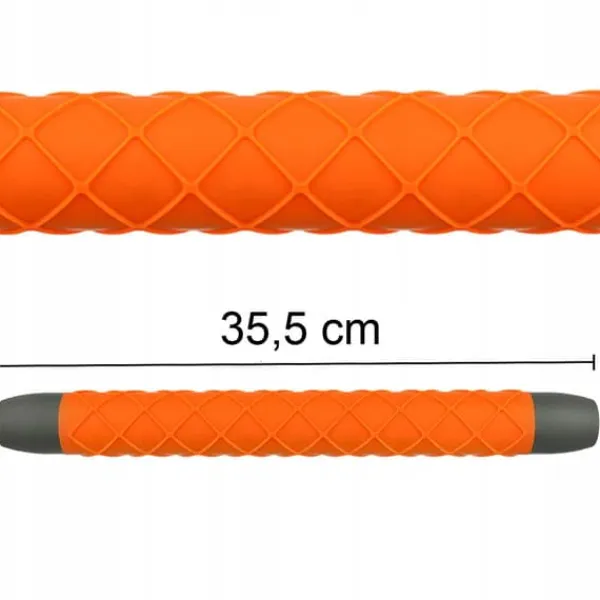 Kageruller>Dekorativ silikone kagerulle 35,5cm BRUNBESTE BB-3325 orange