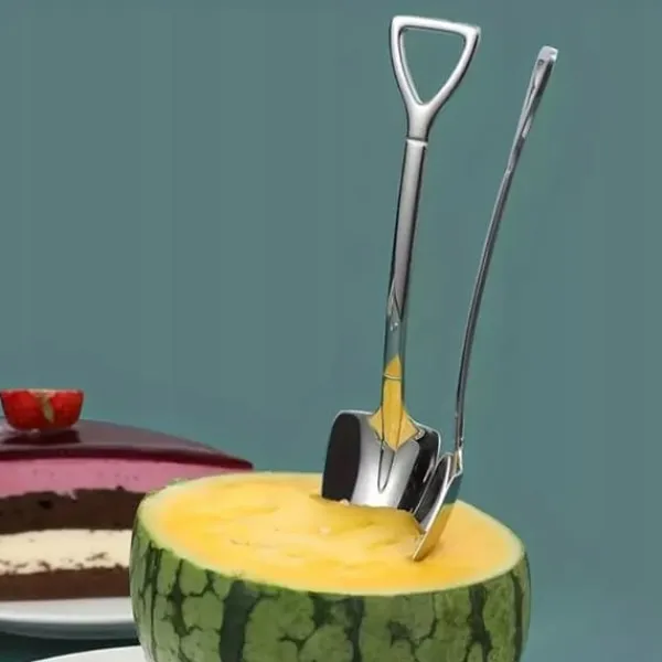 Bestik>DEKORATIVE SMÅ TESKE LANDMANDSSKE GAVE SÆT 8X