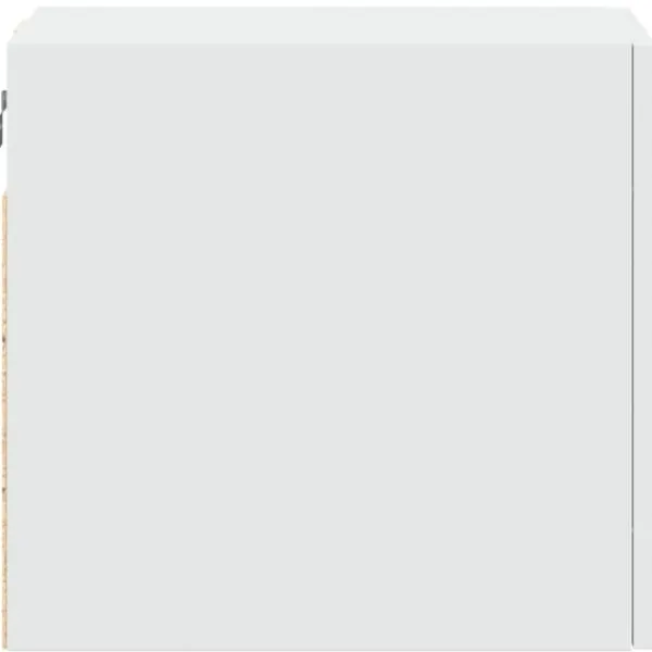 Dekorativt vægskab i konstrueret træ - Opbevaringsløsning | Størrelse: 30x42,5x40 cm | Farve: Hvid Hot