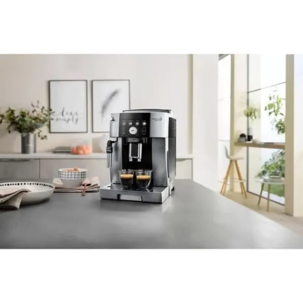 Delonghi Shredder Espresso Machine - Magnifica S Smart - Rostfritt stål Outlet