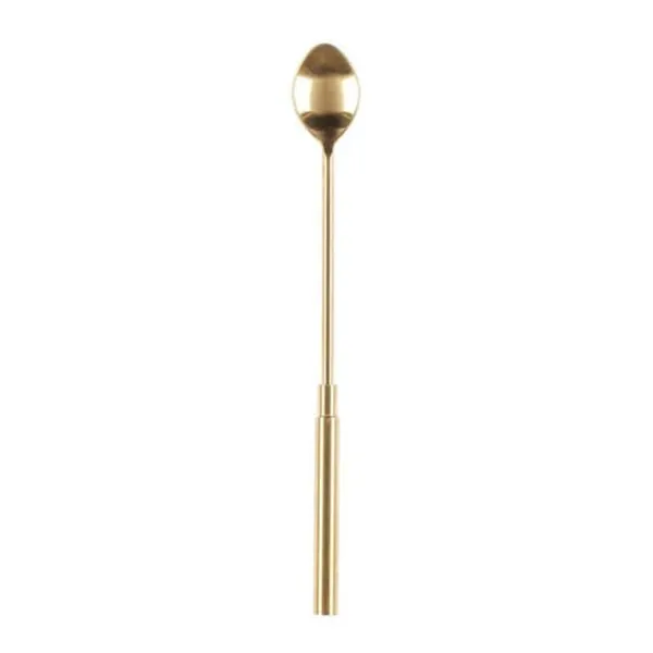 Barudstyrssæt>4-delt cocktailsæt med shaker og bartilbehør - sort/guld