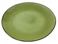 Desserttallerken, stentøj, 21 cm, blandet Hot