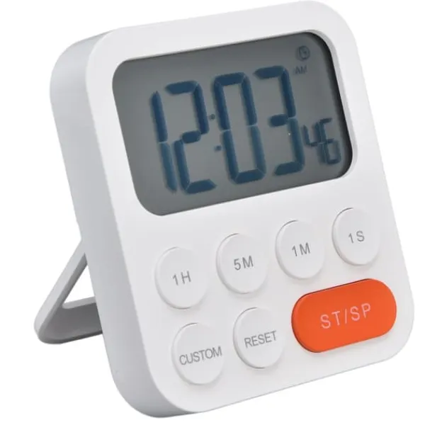 Æggeure>Digital Køkken Timer 3 Gear Justerbar Magnetisk Nedtælling Timer Madlavning Study Timer til soveværelse