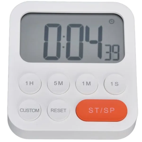 Æggeure>Digital Køkken Timer 3 Gear Justerbar Magnetisk Nedtælling Timer Madlavning Study Timer til soveværelse