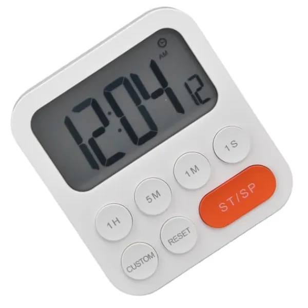Æggeure>Digital Køkken Timer 3 Gear Justerbar Magnetisk Nedtælling Timer Madlavning Study Timer til soveværelse