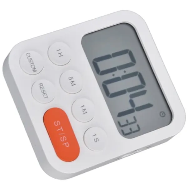 Æggeure>Digital Køkken Timer 3 Gear Justerbar Magnetisk Nedtælling Timer Madlavning Study Timer til soveværelse