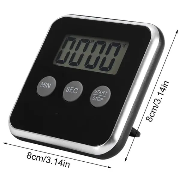 Æggeure>Digital Mini Timer Høj Alarm Magnetisk Køkken Madlavning Nedtælling