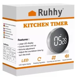 Digital Timer med Magnet & LCD-display – Køkkenur