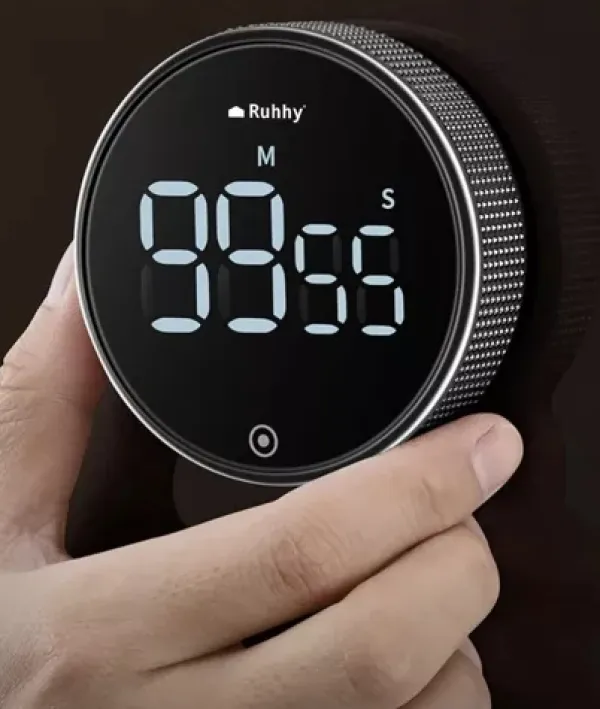 Digital Timer med Magnet & LCD-display – Køkkenur