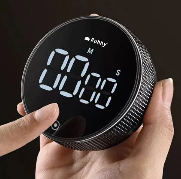 Digital Timer med Magnet & LCD-display – Køkkenur