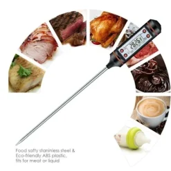 Køkkentermometre>Digitalt køkkentermometer til mad BBQ Liquids Stegetermometer