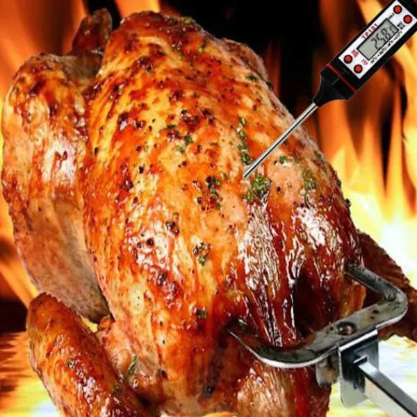 Køkkentermometre>Digitalt køkkentermometer til mad BBQ Liquids Stegetermometer